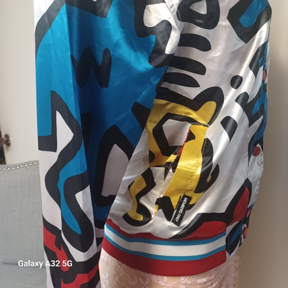MEMBERS ONLY SIZE S Colorful Graphic Women's Jacket - Picture 6 of 16